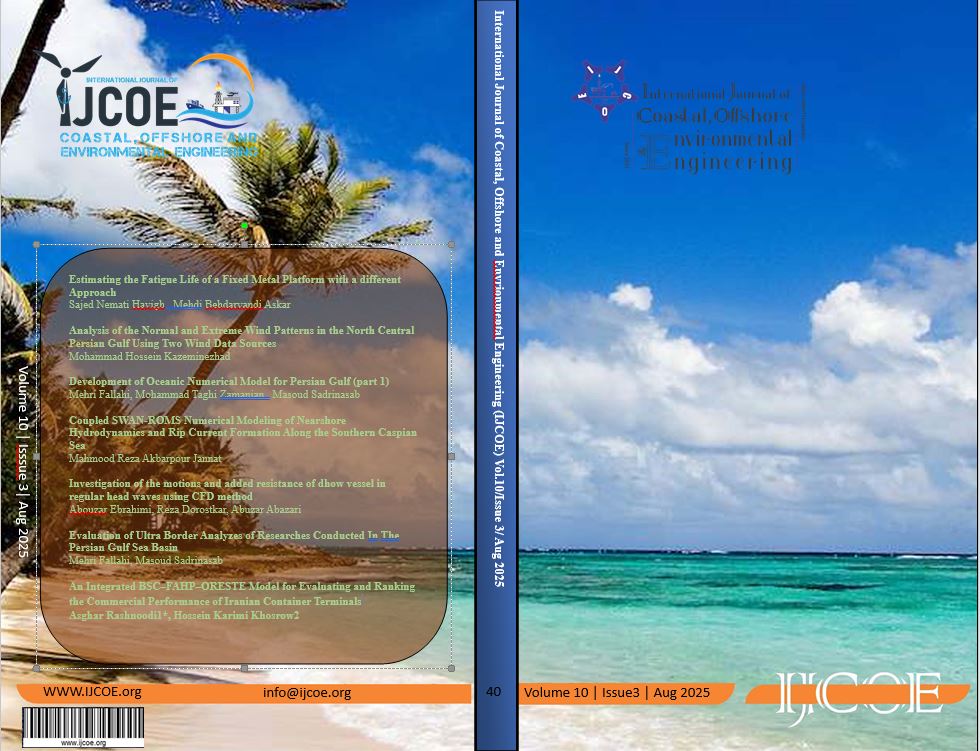 International Journal Of Coastal, Offshore And Environmental Engineering(ijcoe)